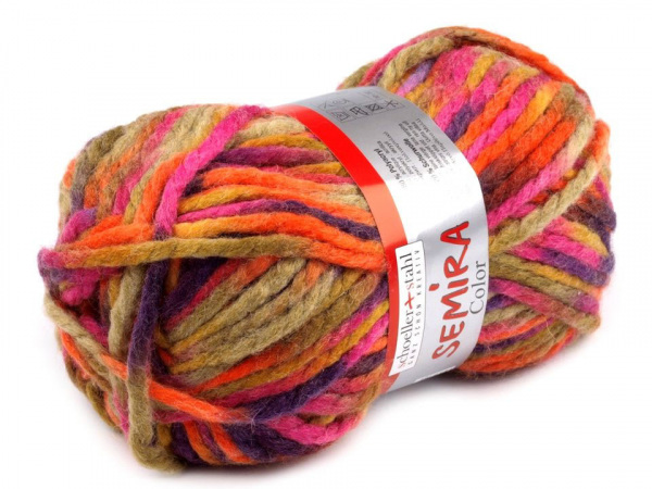 Pletací příze Semira Color 100 g