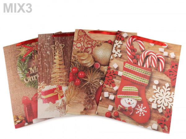 Dárková taška vánoční, velká velikost