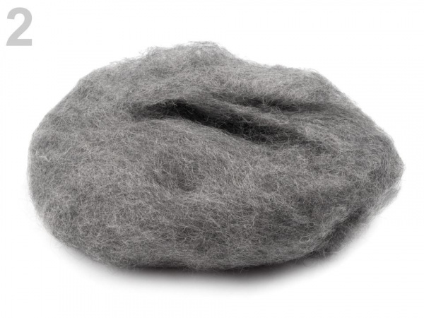 Přírodní ovčí rouno 20 g mykané