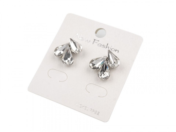 Náušnice s broušenými kamínky