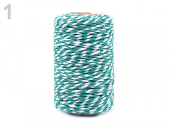 Bavlněná ozdobná šňůra Ø1,5 mm