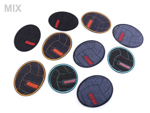 Nažehlovačka riflová míč