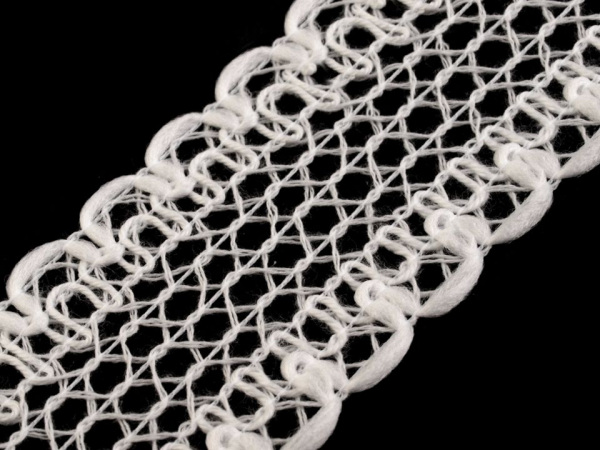 Krajková stuha šíře 40 mm