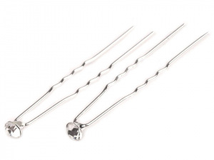 Štrasová vlásenka s kamínkem Ø6 a 8 mm