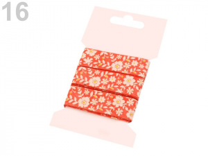 Bavlněná stuha šíře 16 mm s potiskem