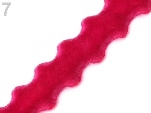 Sametová stuha šíře 12 mm vlnka