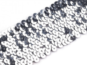 Flitrový prýmek šíře 45 mm elastický