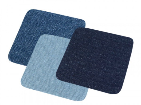 Nažehlovací záplaty riflové 7x7 cm