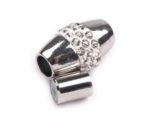 Magnetické zapínání Ø5 mm s broušenými kamínky