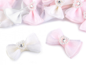 Mašle 25x38 mm se srdcem