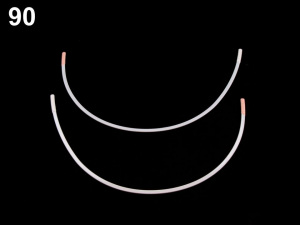 Kostice kovové ploché vel.75-105