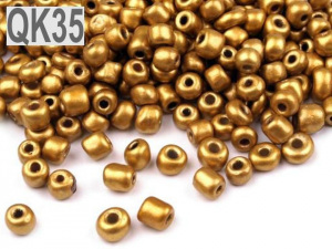 Rokajl 6/0 - 4 mm metalický, neprůhledný