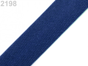 Šikmý proužek saténový šíře 15 mm zažehlený