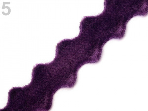 Sametová stuha šíře 12 mm vlnka