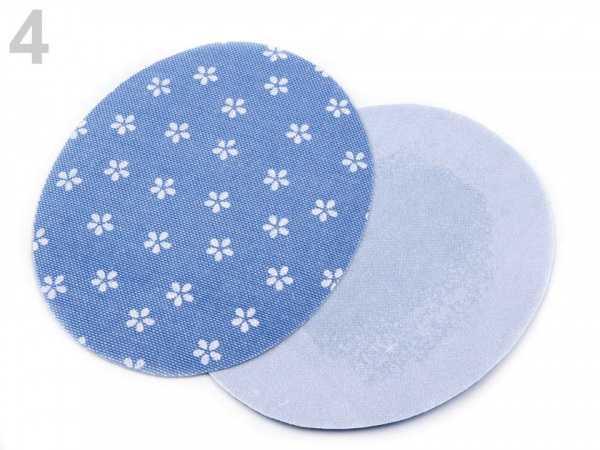 Nažehlovací záplaty riflové 6,8x8,5 cm