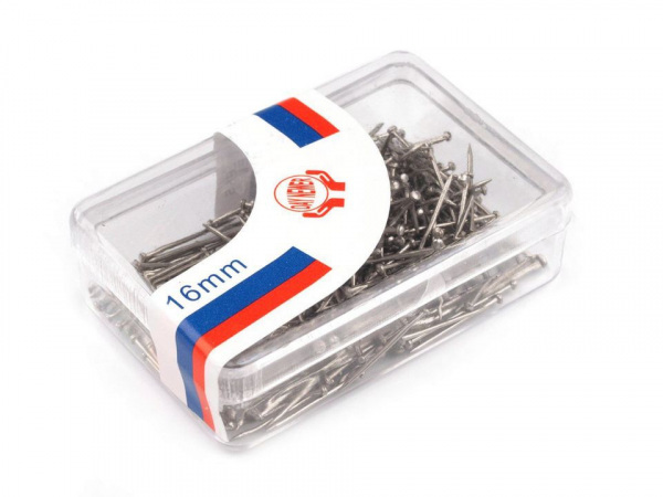 Celokovové špendlíky délka 16 mm