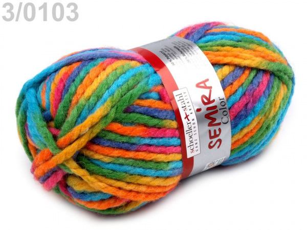 Pletací příze Semira Color 100 g