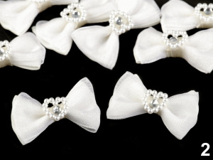 Mašle 25x38 mm se srdcem