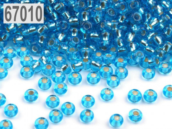 Rokajl Preciosa 8/0 - 3 mm s průtahem