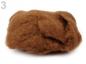 Přírodní ovčí rouno 20 g mykané