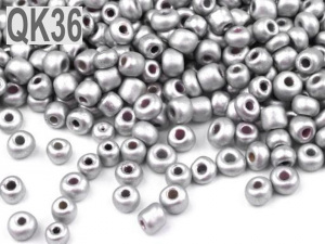 Rokajl 6/0 - 4 mm metalický, neprůhledný