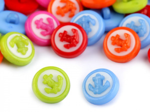 Knoflík dětský velikost 22" kotva