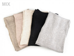 Pletený nákrčník s flitry Capu