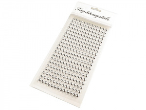 Samolepicí perly na lepicím proužku Ø6 mm