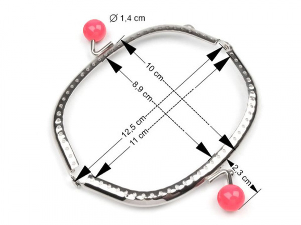 Rámeček na výrobu kosmetické taštičky 12,5x10 cm