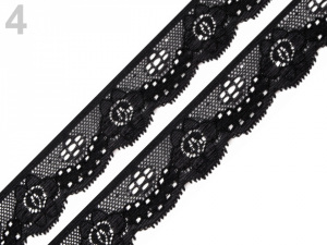Elastická krajka šíře 28 mm