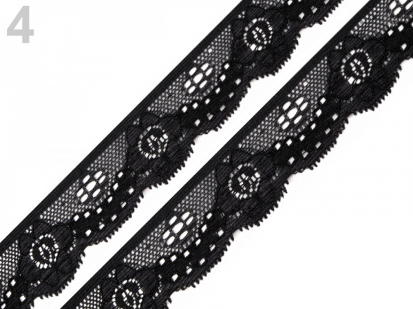 Elastická krajka šíře 28 mm