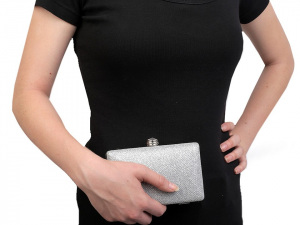 Kabelka 9,5x15,5 cm s lurexem