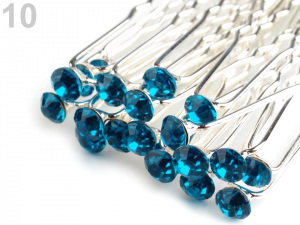 Štrasová vlásenka s kamínkem Ø6 a 8 mm