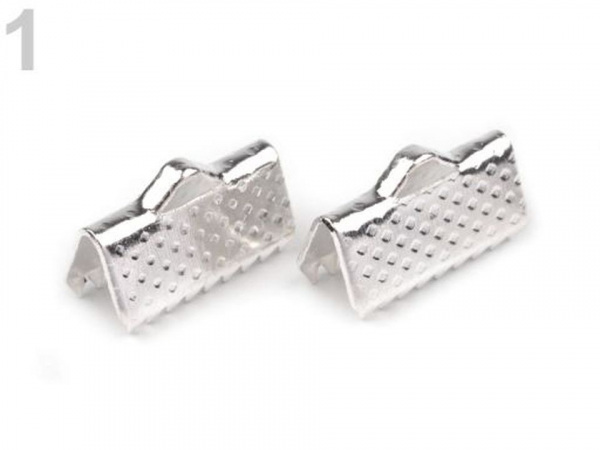 Koncovka na stužku 12 mm plochá