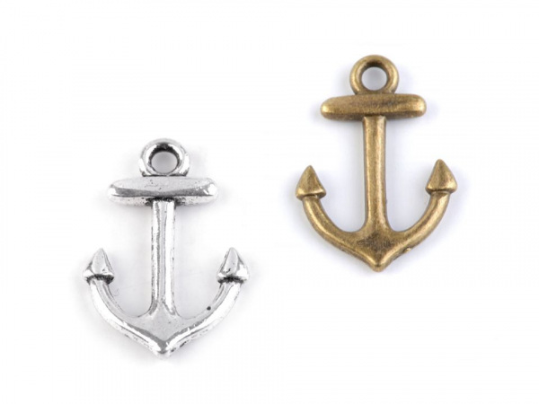 Přívěsek kotva 15x21 mm