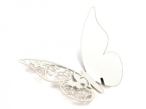 Jmenovka na skleničky motýl