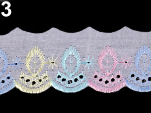 Madeira - štykování šíře 50 mm