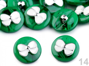 Knoflík s mašlí / s motýlkem velikost 28"