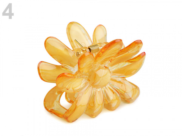 Skřipec do vlasů 5x6,5 cm květ