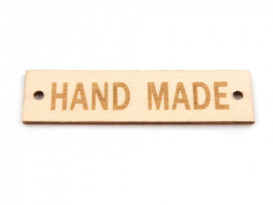 Dřevěná cedulka 13x50 mm