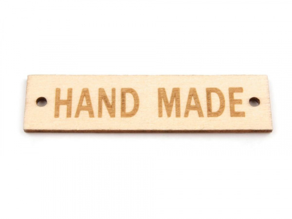 Dřevěná cedulka 13x50 mm