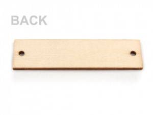 Dřevěná cedulka 13x50 mm