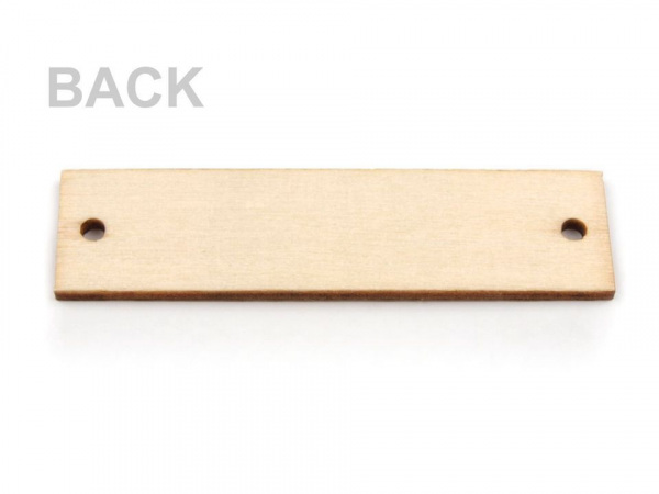 Dřevěná cedulka 13x50 mm