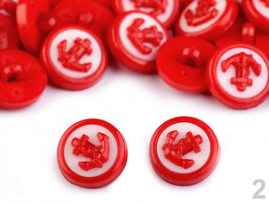 Knoflík dětský velikost 22" kotva