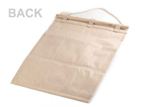 Lněný kapsář dvoupatrový