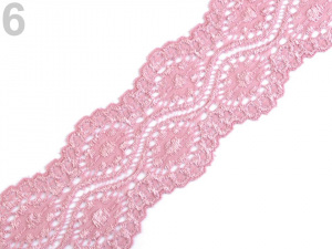 Elastická krajka / vsadka šíře 60 mm