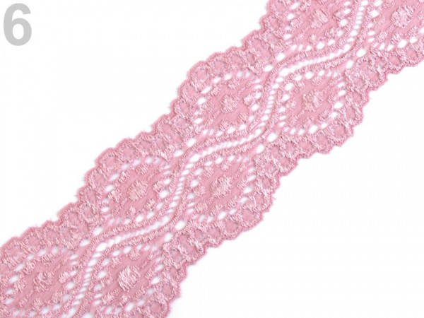 Elastická krajka / vsadka šíře 60 mm