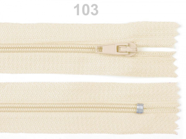 Spirálový zip šíře 3 mm délka 16 cm  pinlock