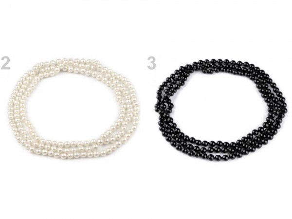 Perlový náhrdelník ve stylu 30. let