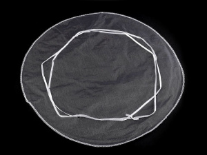 Dárkový pytlík měšec Ø30; 32 cm organza s lurexem